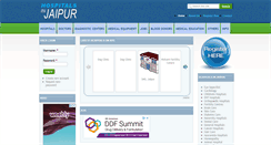 Desktop Screenshot of hospitalsinjaipur.com